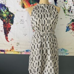 Banana Republic cotton dress with lining waist tie